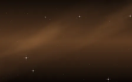 Tawny Bulge Star Veil — dark black, brown and orange galaxy background