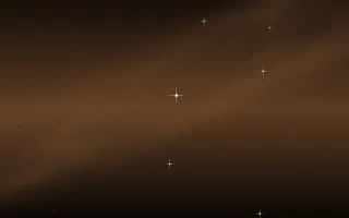 Tawny Bulge Star Veil II — dark black, brown and orange galaxy background, variation II
