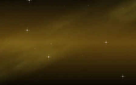Topaz Current Star Veil — dark black, brown and gold galaxy background