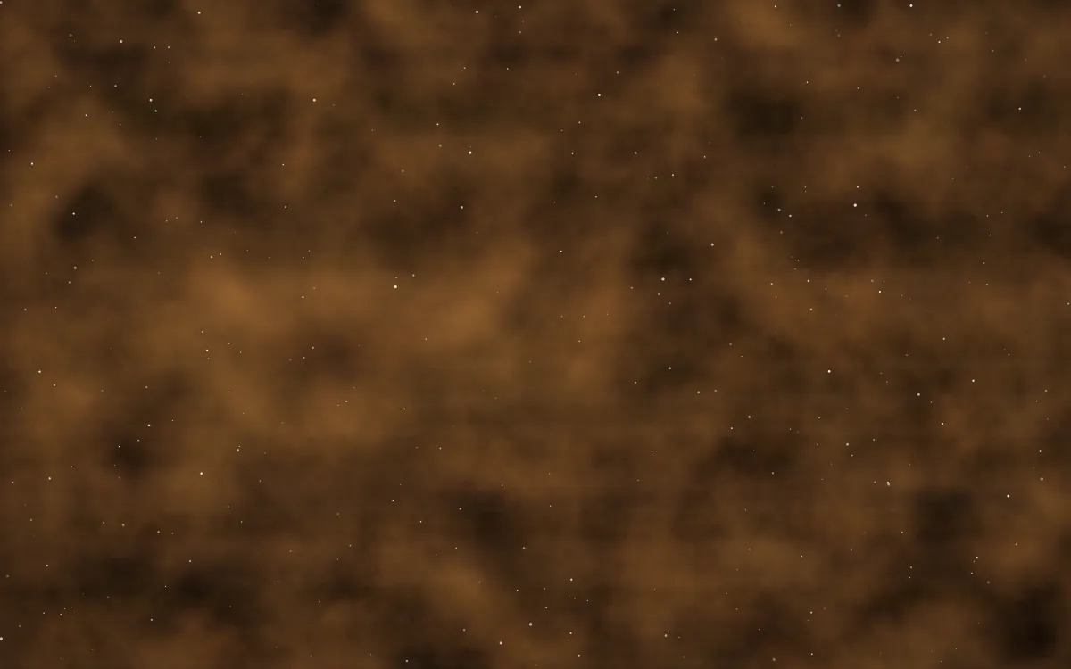 Whiskey Nebula Nebula — dark black, brown and orange galaxy background