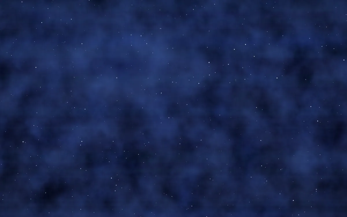 Abyssal Sapphire Nebula — dark black and blue galaxy background