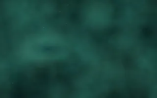 Arctic Aurora Nebula — dark black, teal and green galaxy background