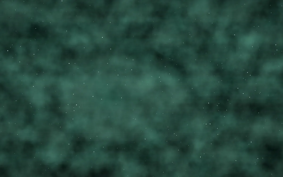 Beryl Drift Nebula — dark black and green galaxy background