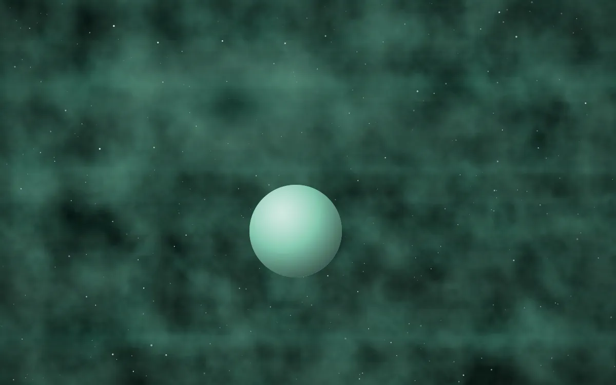 Beryl Drift Planetfall — dark black and green galaxy background