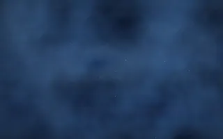 Bluebird Field Nebula — dark black and blue galaxy background
