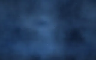 Bluebird Field Nebula III — dark black and blue galaxy background, variation III