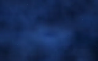 Cobalt Reef Nebula — dark black and blue galaxy background