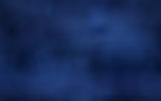 Cobalt Reef Nebula III — dark black and blue galaxy background, variation III