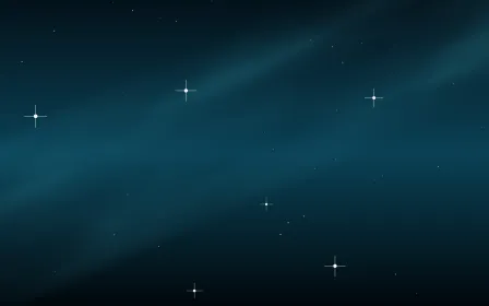Cold Cathode Star Veil — dark black, blue and teal galaxy background