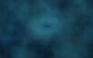 Comet Ion Tail Nebula III — dark black, blue and teal galaxy background, variation III