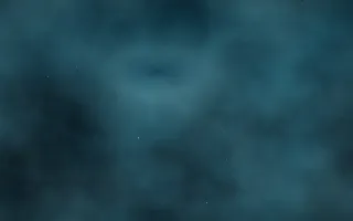 Cryo Geyser Nebula III — dark black and teal galaxy background, variation III