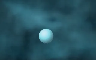 Cryo Geyser Planetfall III — dark black and teal galaxy background, variation III