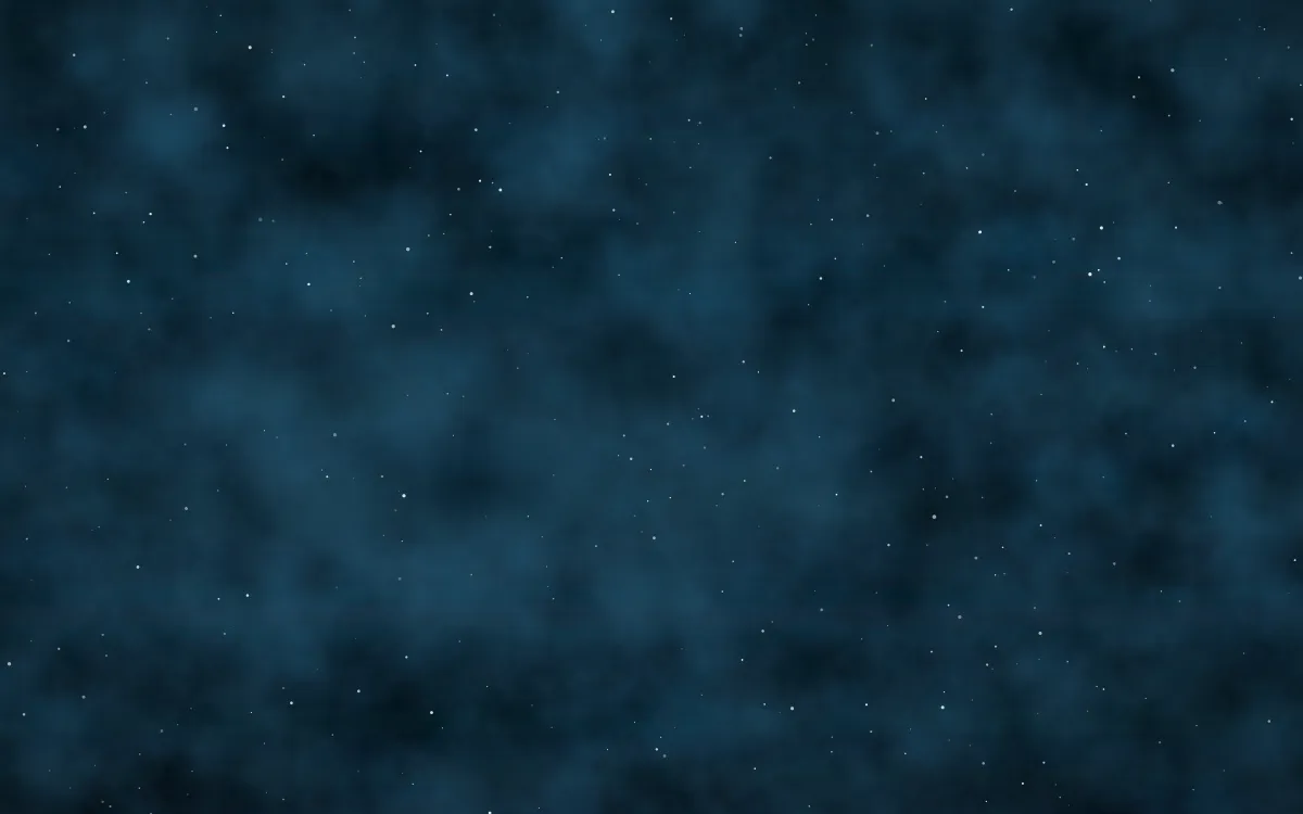 Deep Fathom Nebula — dark black and blue galaxy background