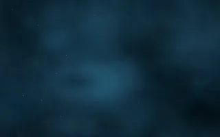 Deep Fathom Nebula — dark black and blue galaxy background