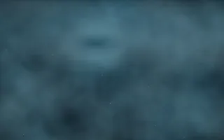 Frost Spire Nebula III — dark black, blue and teal galaxy background, variation III