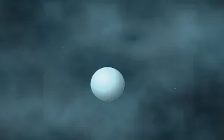 Frost Spire Planetfall III — dark black, blue and teal galaxy background, variation III