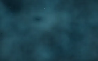 Glacial Drift Nebula — dark black, blue and teal galaxy background
