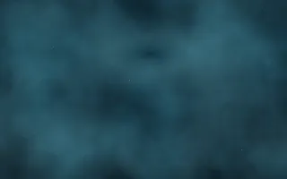 Glacial Drift Nebula III — dark black, blue and teal galaxy background, variation III