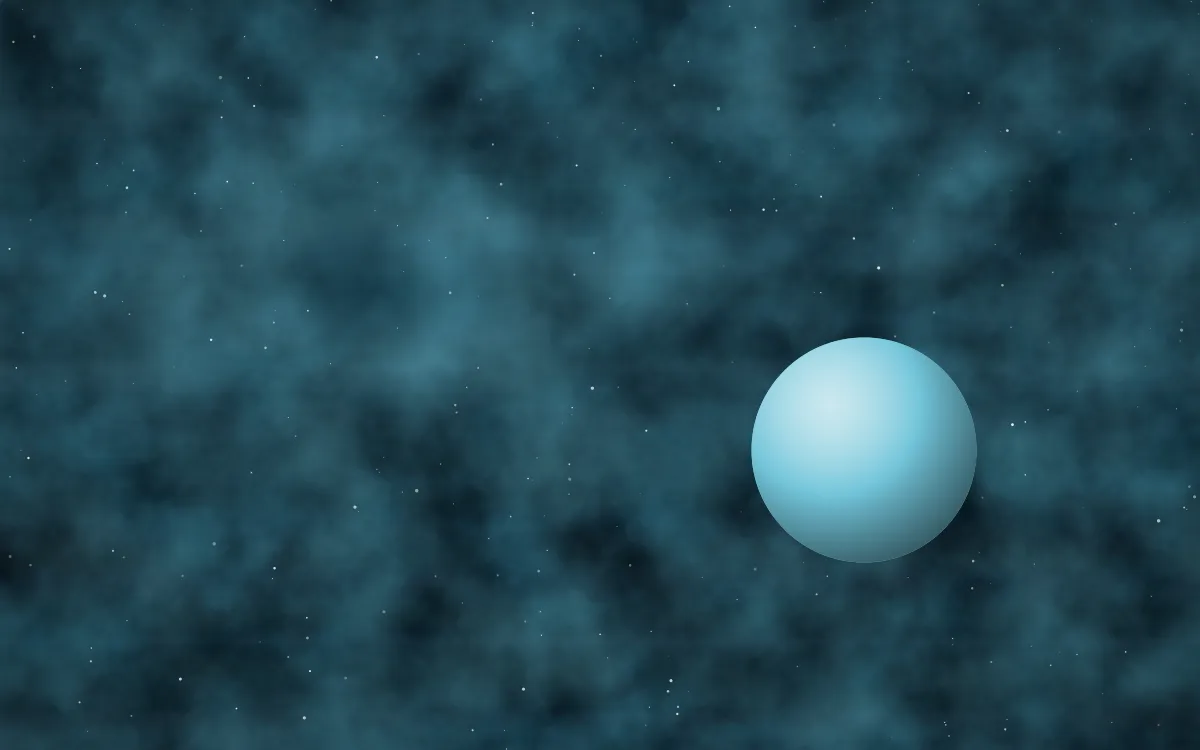 Glacial Drift Planetfall — dark black, blue and teal galaxy background