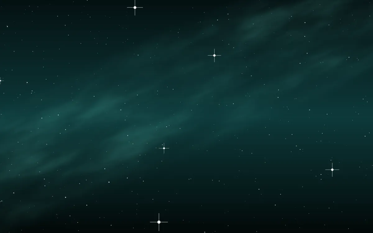 Helix Oxygen Star Veil — dark black and teal galaxy background