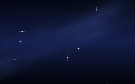 Indigo Trench Star Veil — dark black and blue galaxy background
