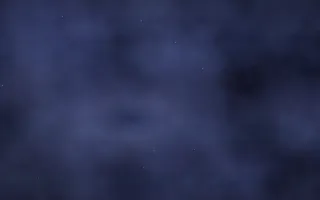 Iris Halo Nebula — dark black and blue galaxy background