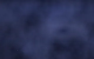 Iris Halo Nebula II — dark black and blue galaxy background, variation II