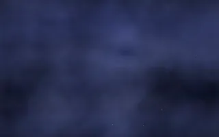 Iris Halo Nebula III — dark black and blue galaxy background, variation III