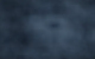 Merope Mist Nebula II — dark black and blue galaxy background, variation II