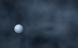 Merope Mist Planetfall II — dark black and blue galaxy background, variation II