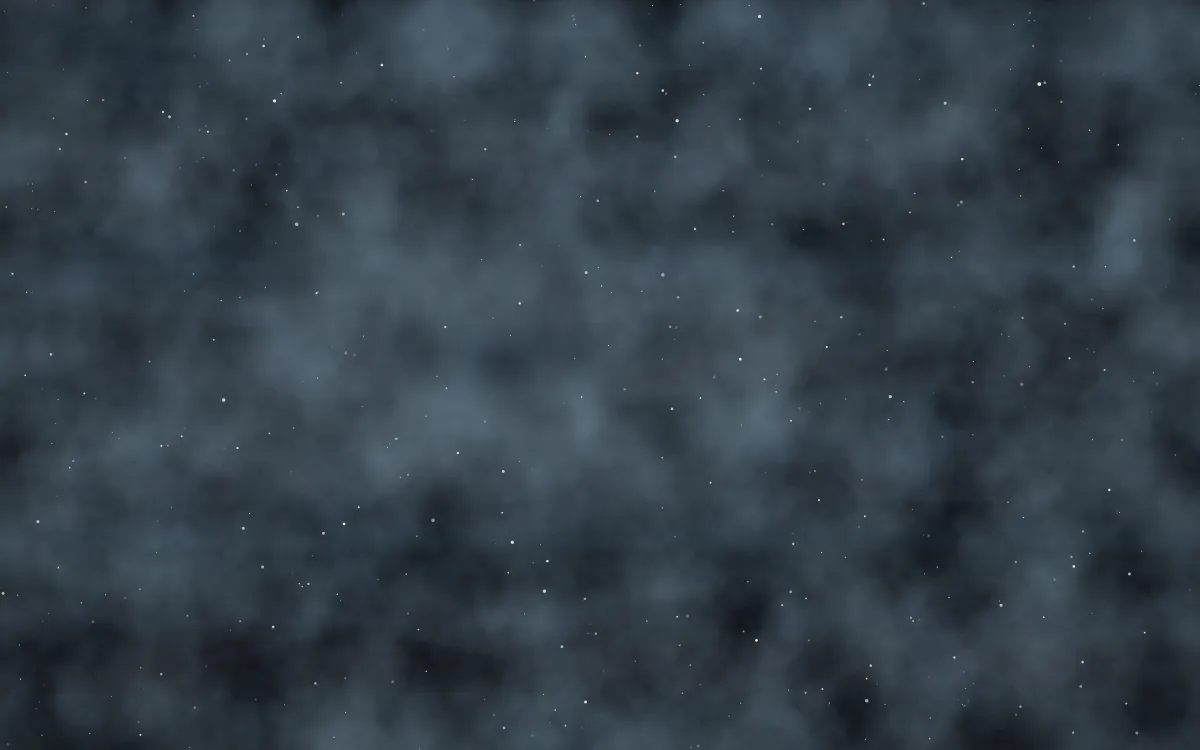 Moonlit Cirrus Nebula — dark black and blue galaxy background