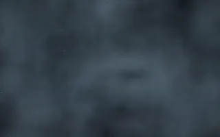 Moonlit Cirrus Nebula II — dark black and blue galaxy background, variation II