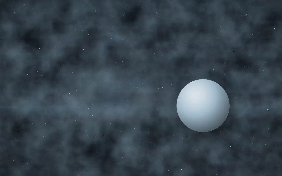 Moonlit Cirrus Planetfall — dark black and blue galaxy background