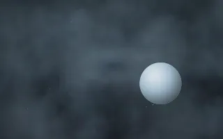 Moonlit Cirrus Planetfall II — dark black and blue galaxy background, variation II