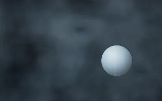 Moonlit Cirrus Planetfall III — dark black and blue galaxy background, variation III
