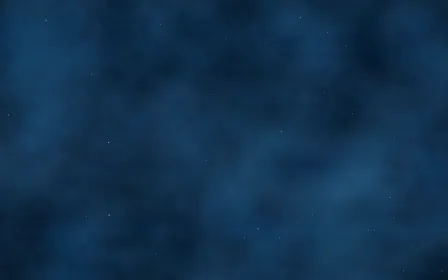Neptune Wake Nebula — dark black and blue galaxy background