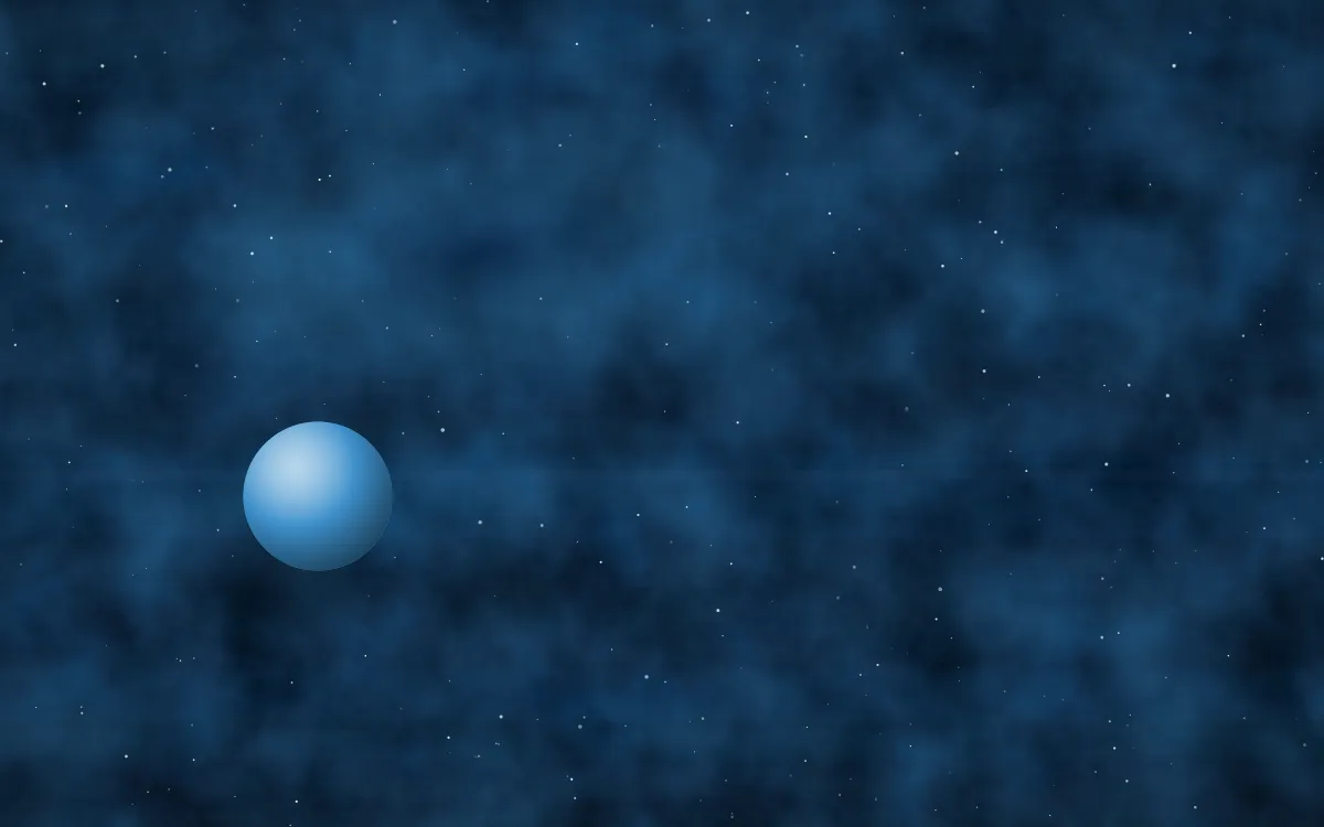 Neptune Wake Planetfall — dark black and blue galaxy background