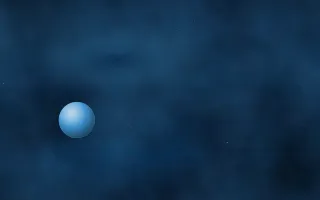 Neptune Wake Planetfall — dark black and blue galaxy background