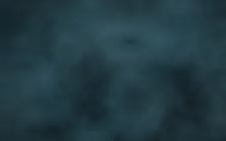 Polar Vortex Nebula III — dark black, blue and teal galaxy background, variation III