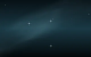 Polar Vortex Star Veil — dark black, blue and teal galaxy background