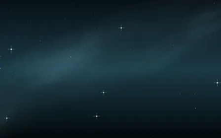 Polar Vortex Star Veil — dark black, blue and teal galaxy background