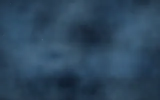 Rigel Forge Nebula — dark black and blue galaxy background