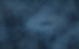 Rigel Forge Nebula II — dark black and blue galaxy background, variation II