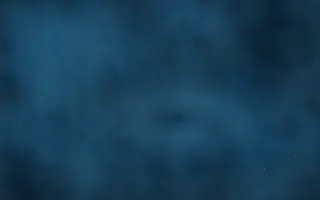 Running Man Blue Nebula II — dark black and blue galaxy background, variation II