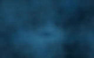 Running Man Blue Nebula III — dark black and blue galaxy background, variation III