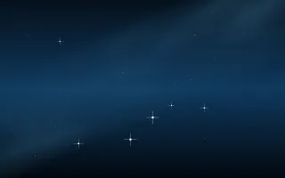 Running Man Blue Star Veil III — dark black and blue galaxy background, variation III