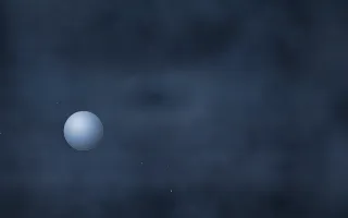 Sapphire Smoke Planetfall II — dark black and blue galaxy background, variation II