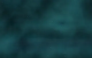 Siren Sea Nebula III — dark black and teal galaxy background, variation III