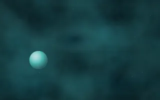 Siren Sea Planetfall III — dark black and teal galaxy background, variation III