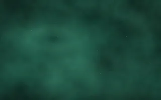 Tidewater Teal Nebula — dark black and green galaxy background